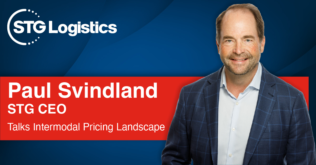 Paul Svindland set to talk about intermodal pricing