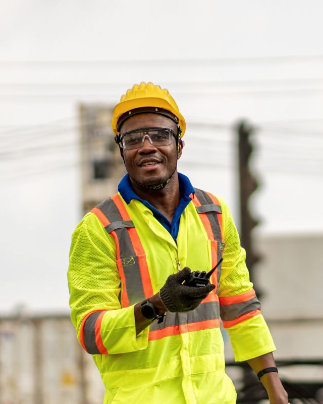 A logistics worker.