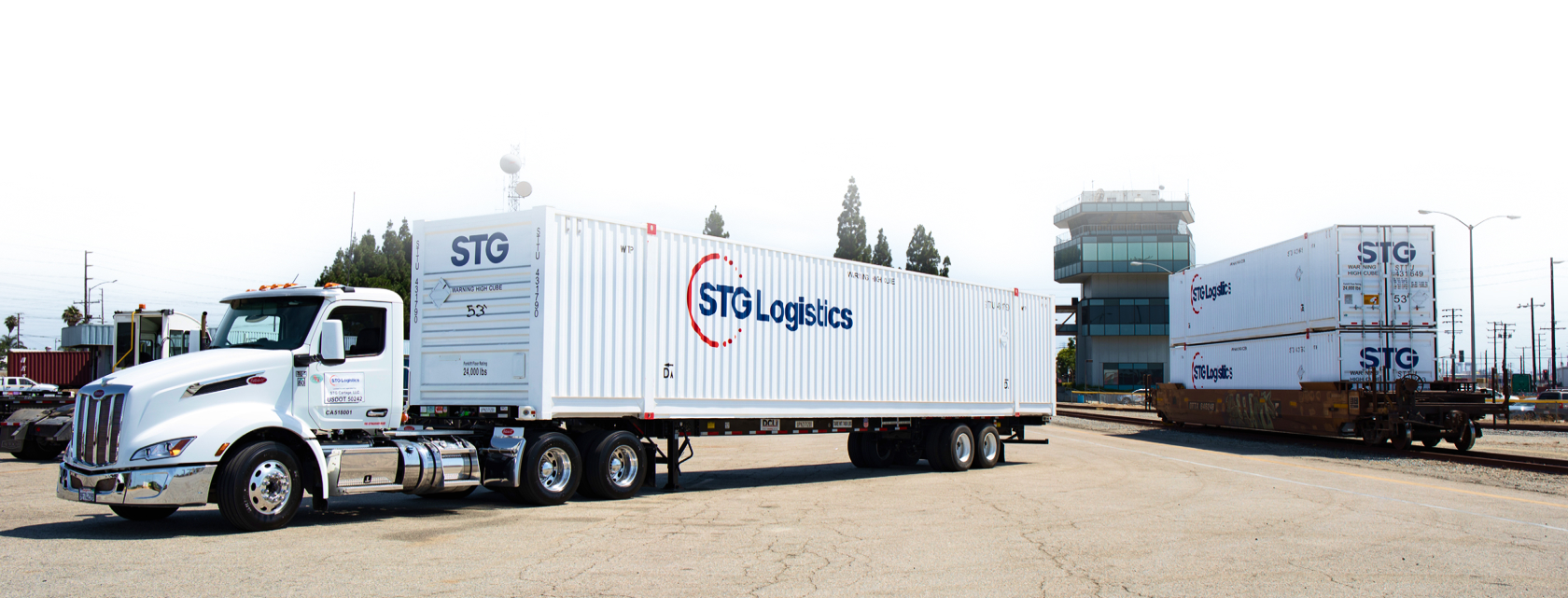 STG logistics truck.