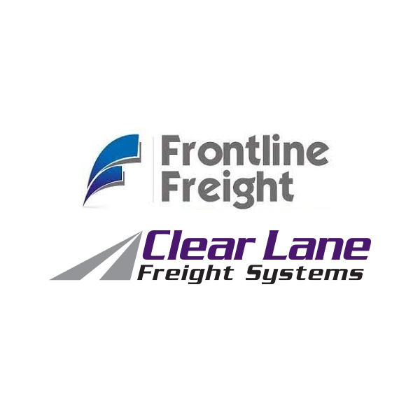 Frontline Freight and Clear Lane logos.